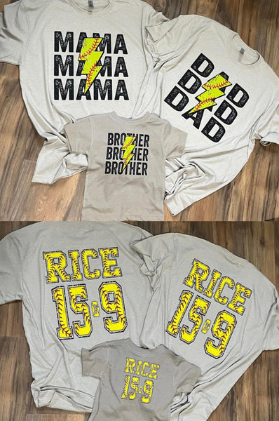 Baseball/Softball YOUTH Customs