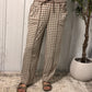 Gingham Getaway Barrel Pants