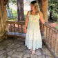 Floral Ruffled Tiered Midi Dress