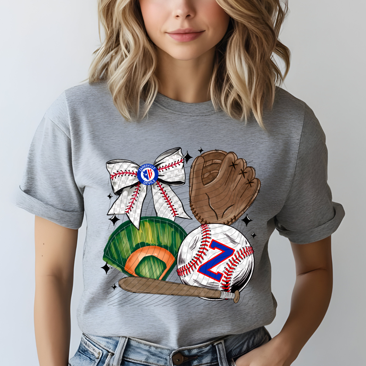 Zanesville Devils baseball. Adult & Youth. 3 shirt options.