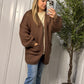 CHUNKY KNIT SWEATER CARDIGAN