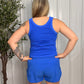 Mini Active Shorts - Deep Indigo