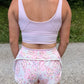 Performance Cropped Tank Top - LIGHT PINK