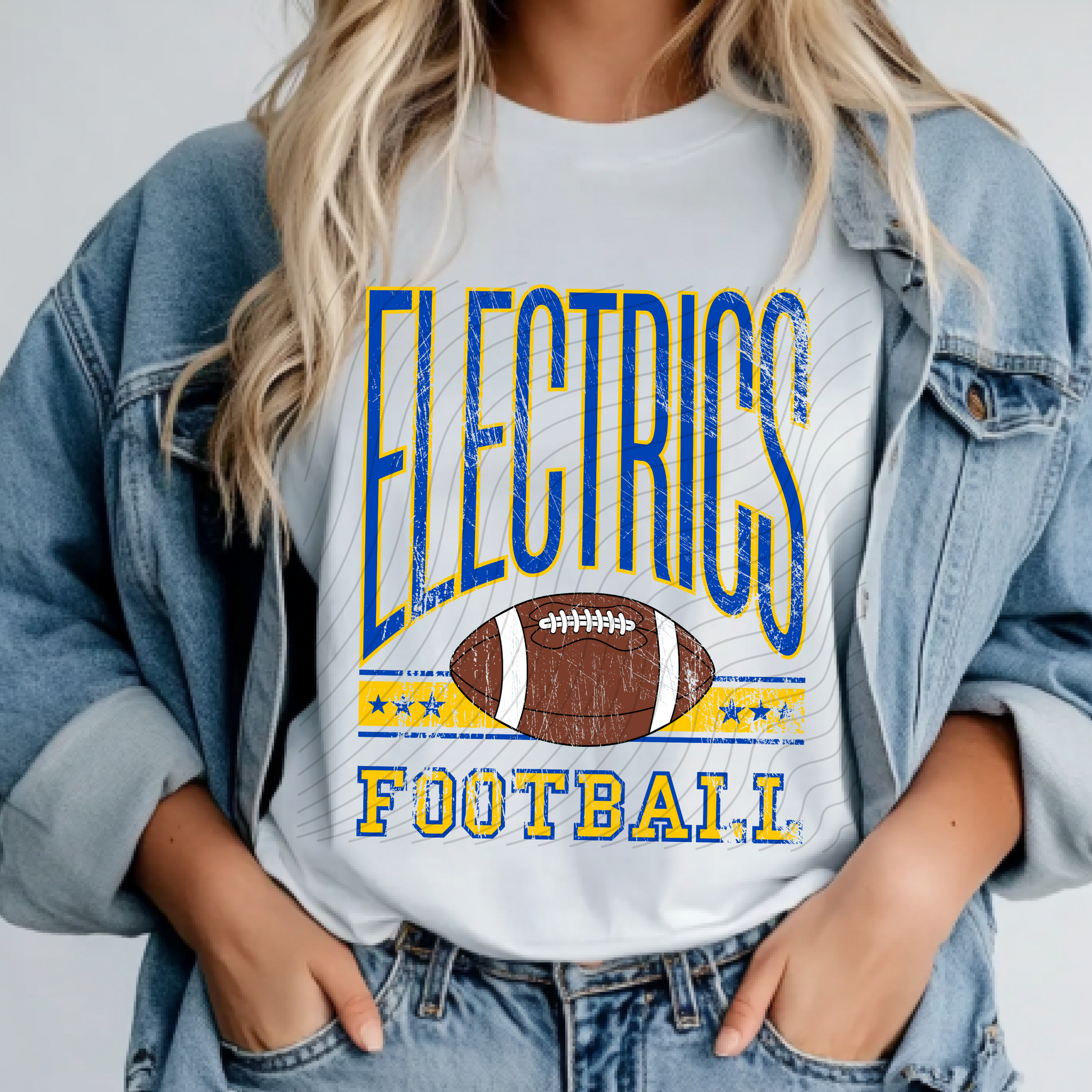 Electrics Football YOUTH Distressed design - 2 shirt options