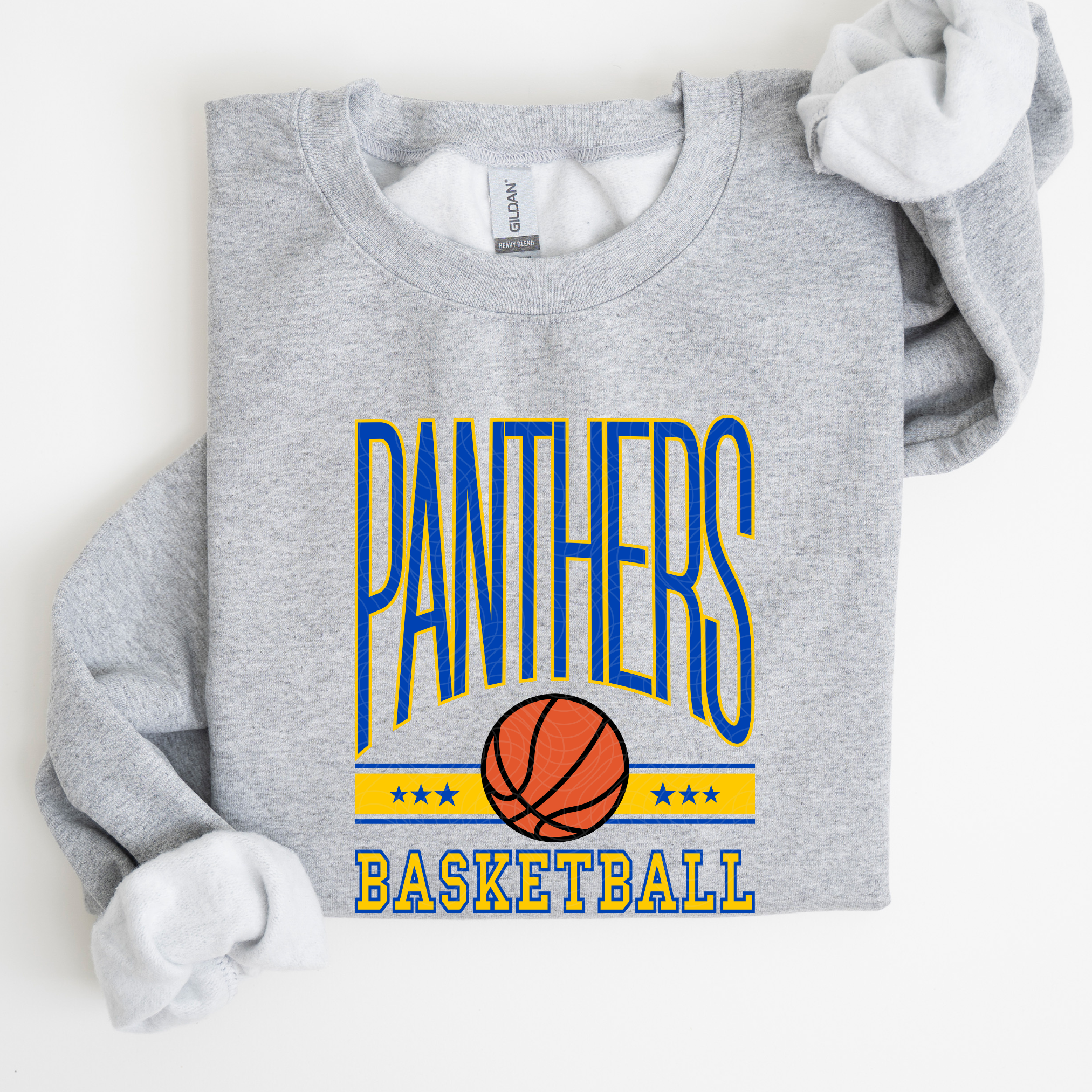 Panthers Basketball Tall on Sport Grey