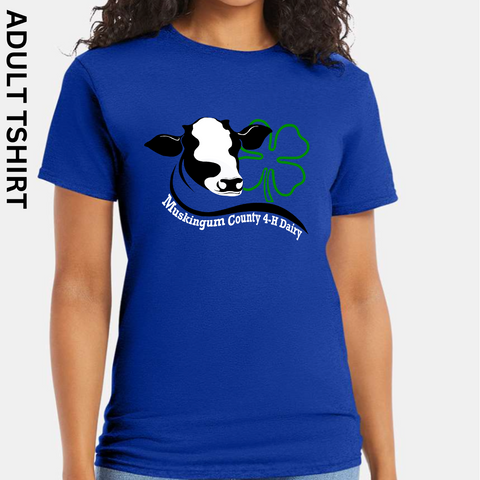 Pre-Order ADULT TSHIRT 4-H DAIRY