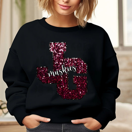JG MUSKIES FAUX SEQUINS ADULT - YOU CHOOSE COLOR