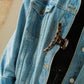 Skinny Leopard Claw Clip