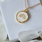 18K Gold Plated Rainbow Pendant Necklace