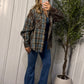 Cocoa Skies Oversized Flannel