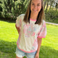 Floral Patchwork Flower Relaxed Top