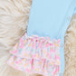 Boots & Bows Floral Ruffle Romper