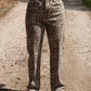 Leopard High Rise Dad Jean