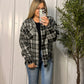 Smokey Skies Oversized Flannel
