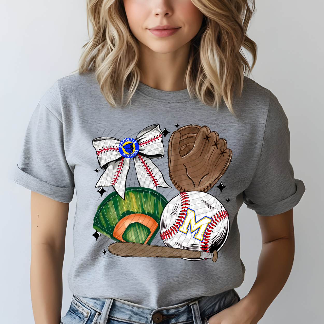 Maysville Panthers baseball. Adult & Youth. 3 shirt options.