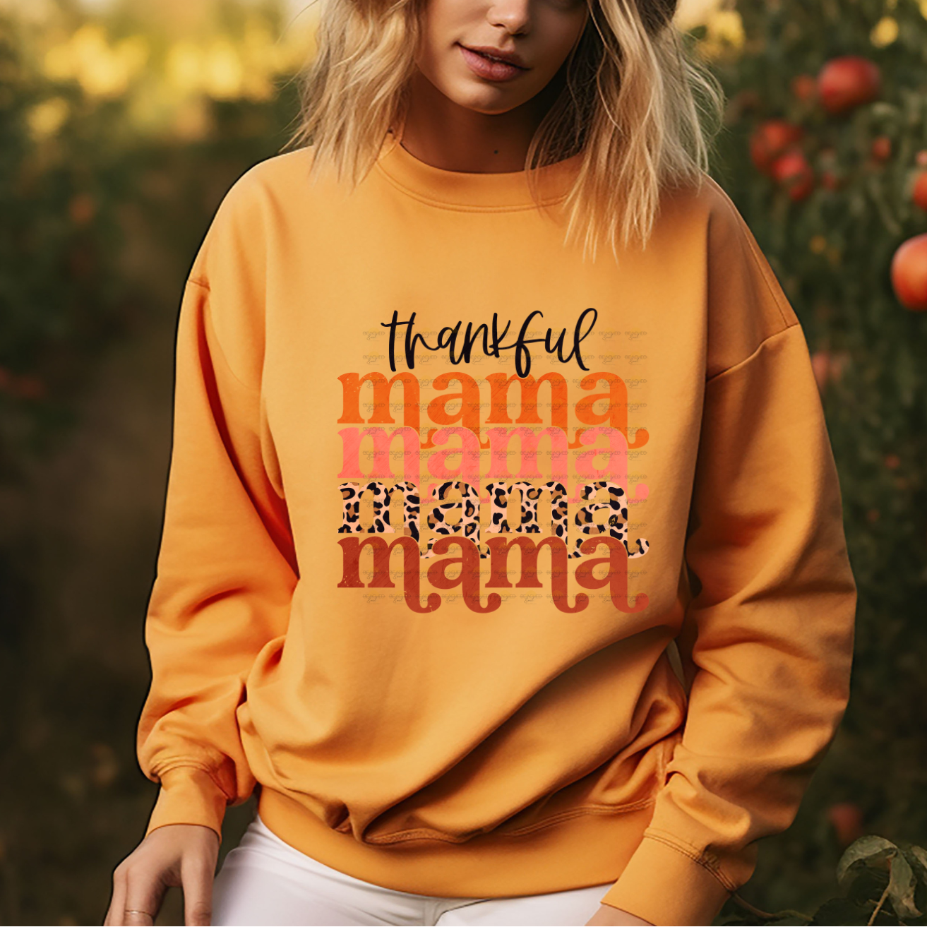 Thankful stacked mama