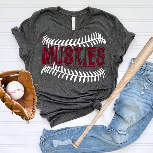 MUSKIES BASEBALL TODDLER - YOU CHOOSE COLOR