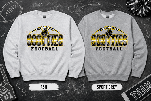 Scotties Football ADULT - Tshirt or Sweatshirt