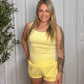 Mini Active Shorts - YELLOW GOLD