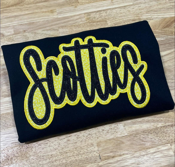 Embroidery - 2 Layer Custom Mascot - YOUTH Sweatshirt or Tshirt