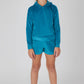 Tween Girls Velour Hoodie and Cargo Shorts - 2 PC SET