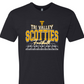ADULT TV Field Logo - Black T-shirt