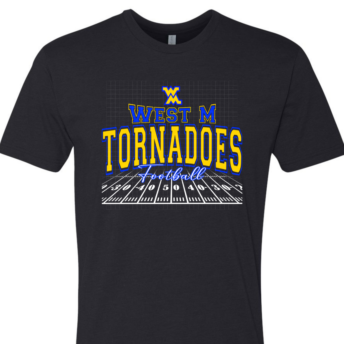 ADULT WM Field Logo - Black T-shirt