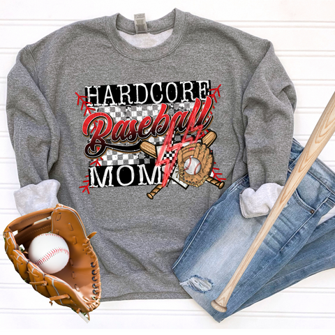 PRE-ORDER - HARDCORE BASEBALL MOM ADULT - YOU CHOOSE COLOR
