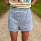 Checker Boxer Shorts: BLUE STRIPE