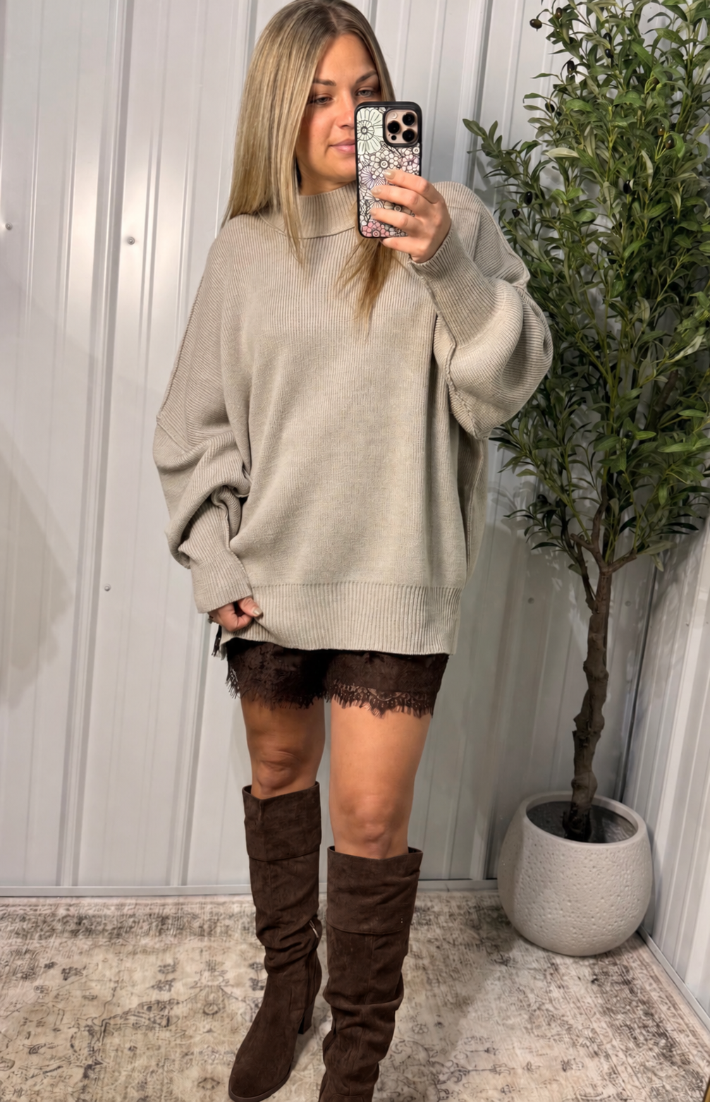 Chocolate Lace Shorts
