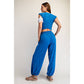 LYCRA CROSSOVER SET - Ocean Blue