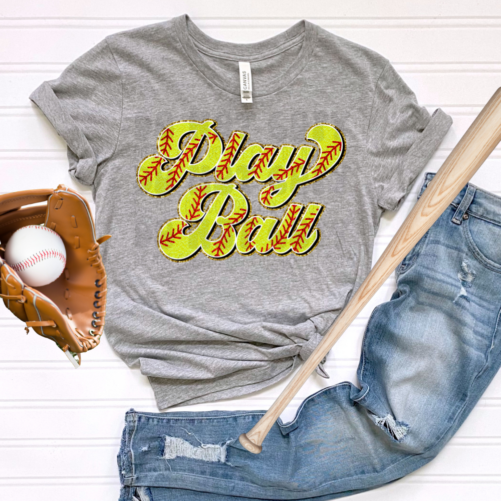 PRE-ORDER - PLAY BALL SOFTBALL, ADULT - YOU CHOOSE COLOR
