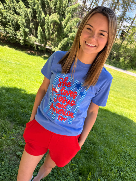 She loves Jesus & America too Graphic