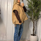 Oversized Sherpa Vest