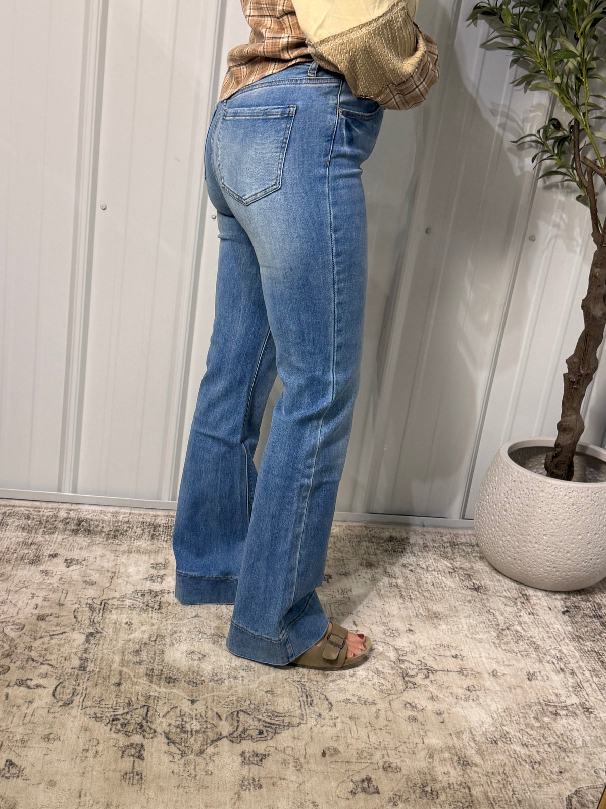 Monica Tummy Control Flare Denim