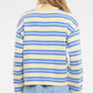 MULTI-STRIPED SWEATER CARDIGAN
