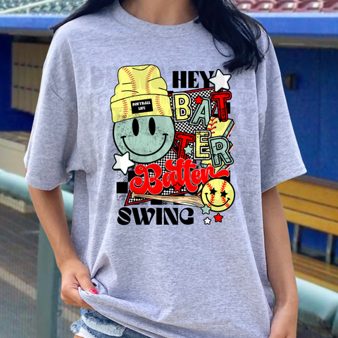 PRE-ORDER - HEY BATTER BATTER SOFTBALL, ADULT - YOU CHOOSE COLOR