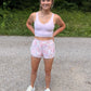 Performance Cropped Tank Top - LIGHT PINK