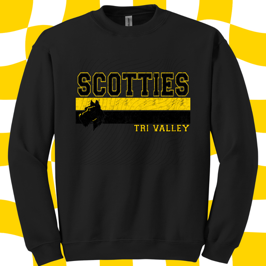 SCOTTIES BLACK. Adult & Youth. 3 shirt options.