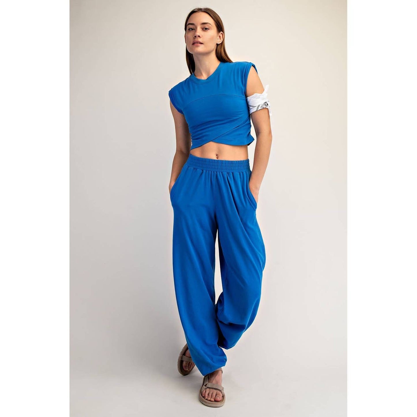LYCRA CROSSOVER SET - Ocean Blue