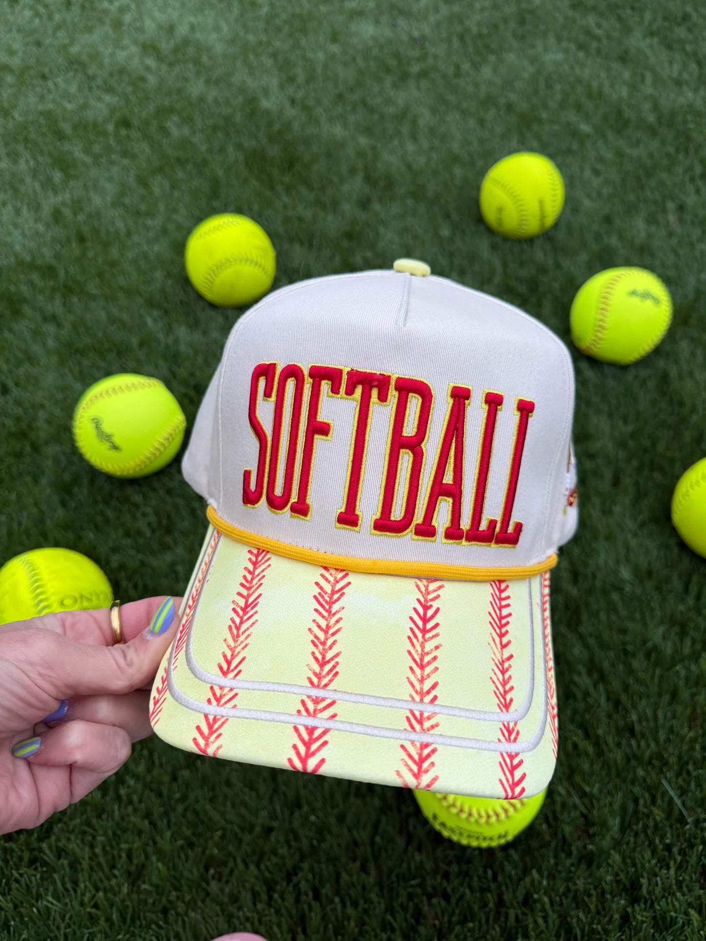 Softball Embroidered Hat