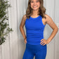 Reversible Tank Top - Royal Blue - ONE SIZE S-L