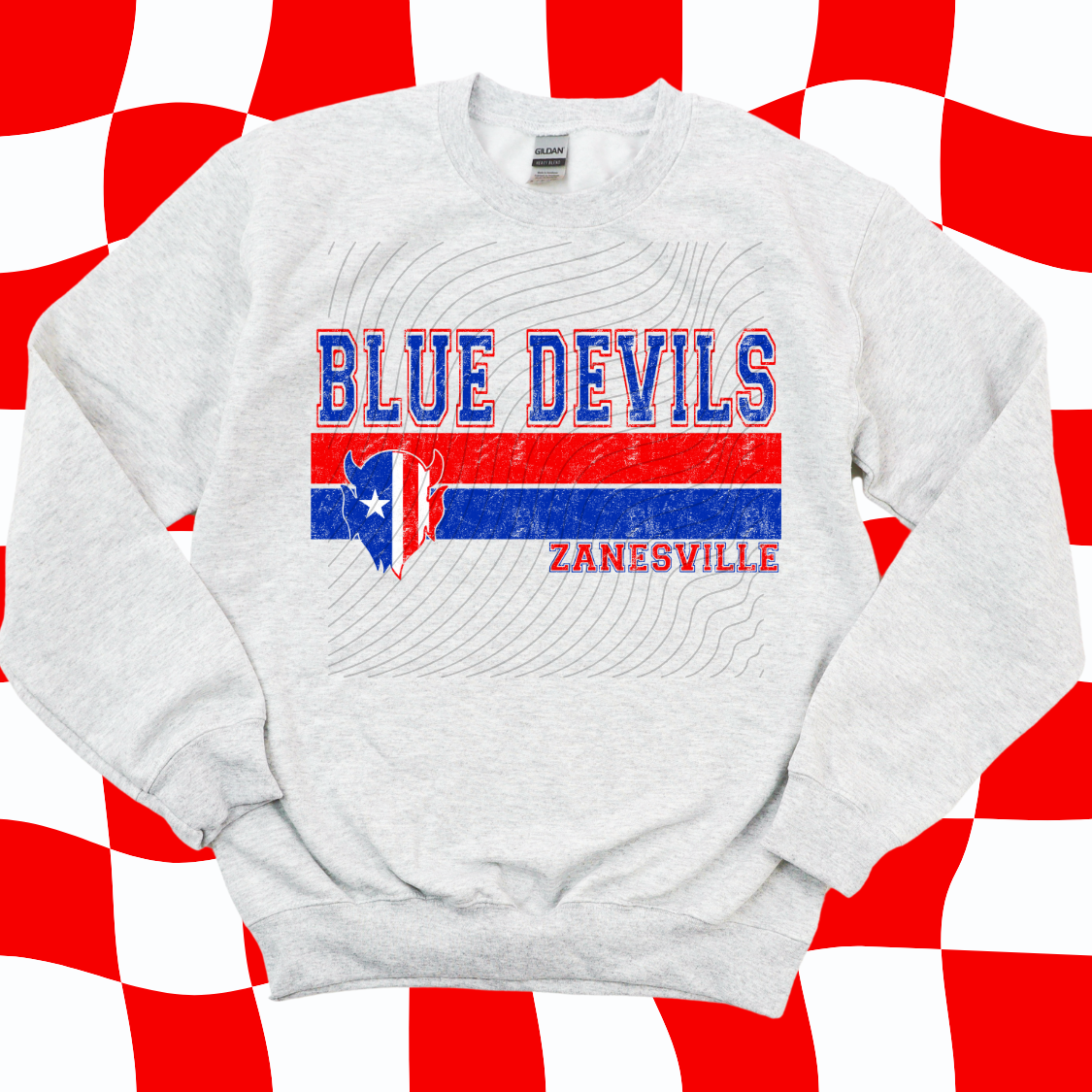 Pre Order - BLUE DEVILS GREY. Adult & Youth. 3 shirt options.