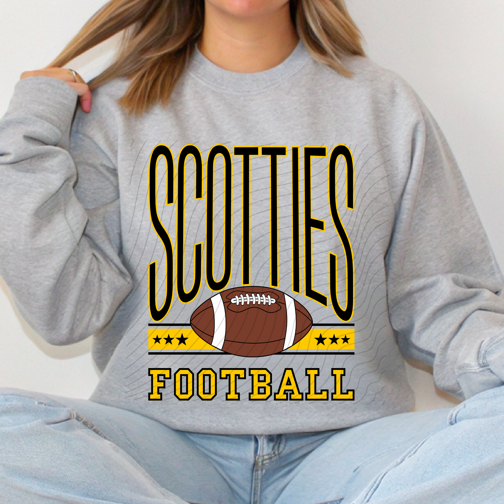 Scotties Football YOUTH NO DISTRESS - 2 shirt options