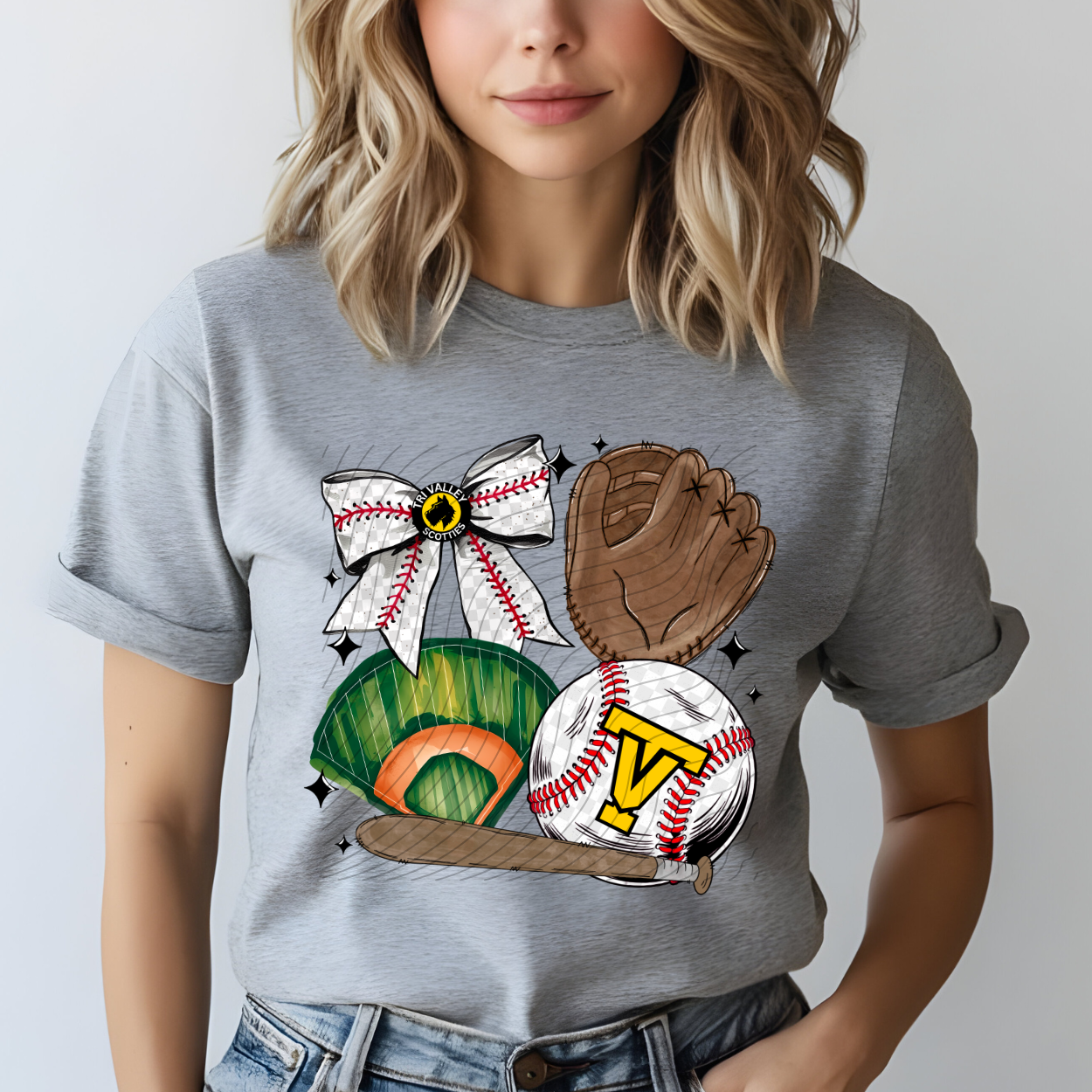 Tri Valley Scotties baseball. Adult & Youth. 3 shirt options.