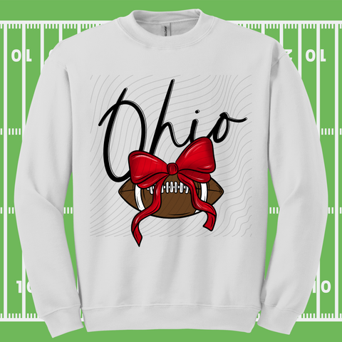 Pre Order - OHIO COQUETTE WHITE SHIRT. Adult & Youth. 3 shirt options.