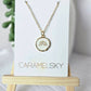 18K Gold Plated Rainbow Pendant Necklace