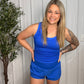 Mini Active Shorts - Deep Indigo