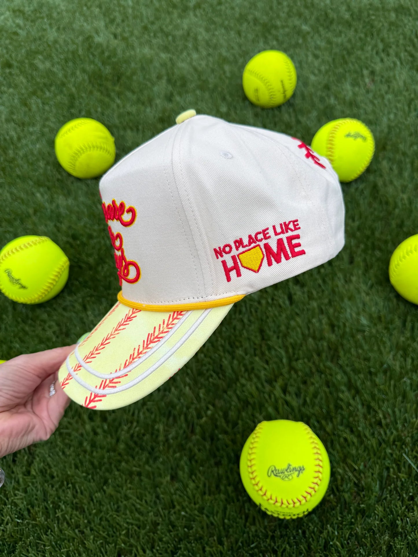 Softball These are the days Embroidered Hat