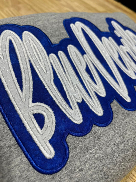 Embroidery - 2 Layer Custom Mascot - YOUTH Sweatshirt or Tshirt